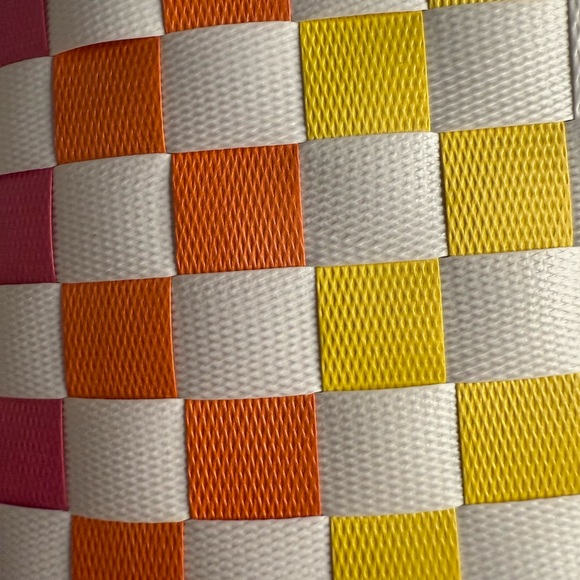 Colorful Checkered poolside or beach Tote Bag - Picture 8 of 8